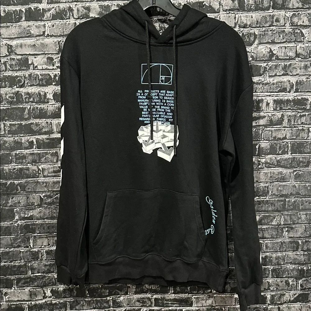 Off-White Dripping Arrows Incompiuto hoodie in black!